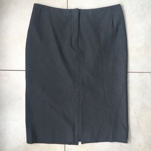 Chaiken and Capone Charcoal Grey Pencil Skirt